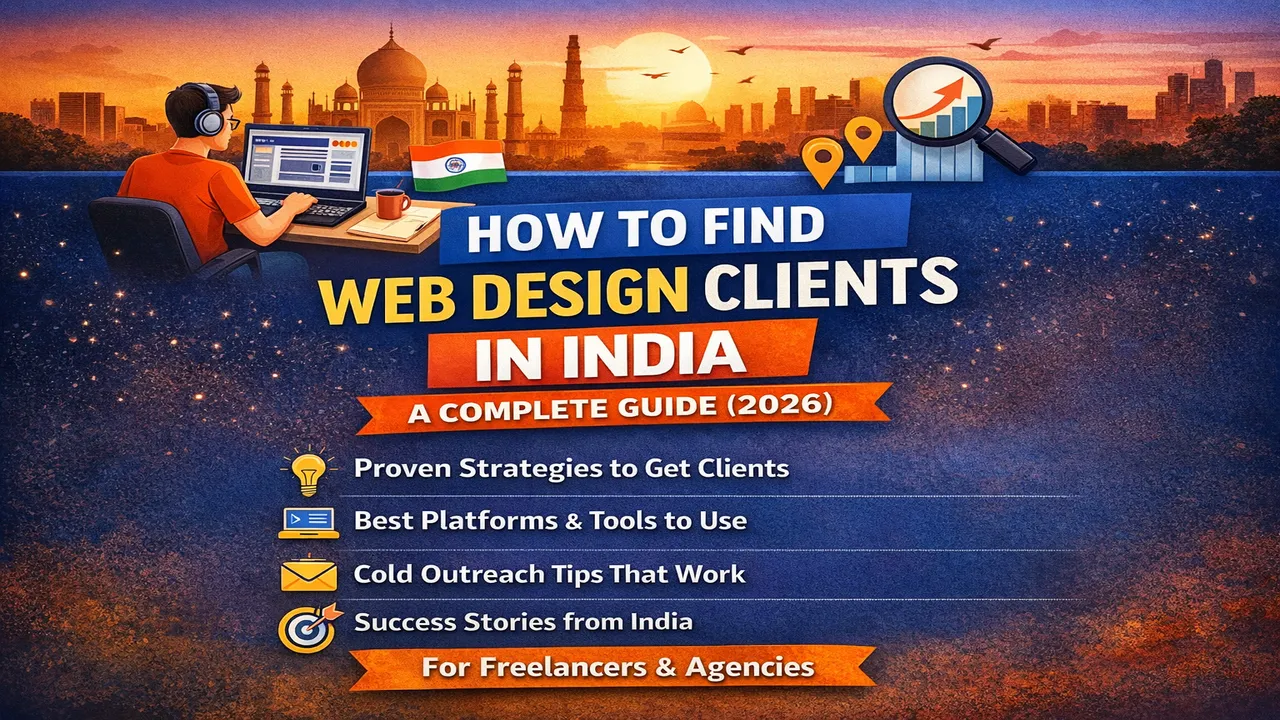 Find Web Design Clients in India : Discover proven strategies to find web design clients in India. This guide covers local lead generation, pricing tips, and how to convert more businesses.