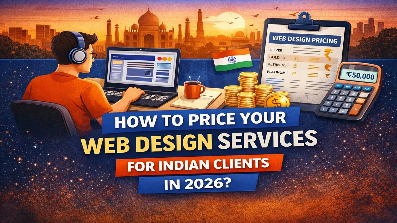 Price Your Web Design Services : Confused about web design pricing in India? This guide reveals current market rates, hourly calculations, and package pricing strategies for freelancers and agencies.