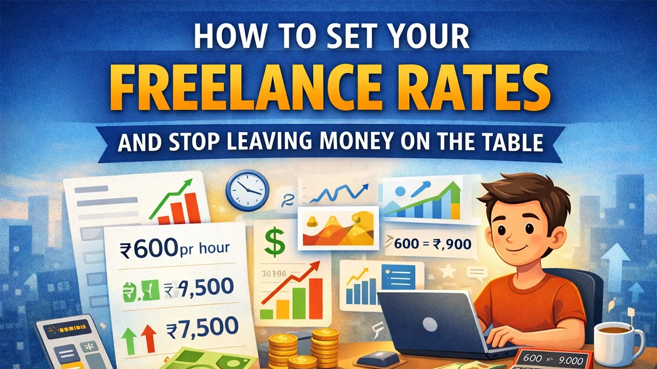 How to set freelance rates : Learn how to set freelance rates with practical pricing formulas, real examples, and strategies to avoid undercharging and earn more from your freelance work.